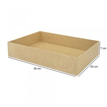 CESTA LISA 2,8MM 35X25X7